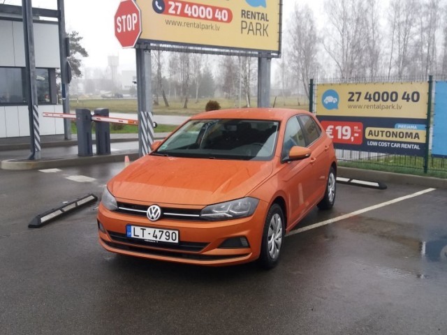 vw polo 2018 benzins at lidosta 1om