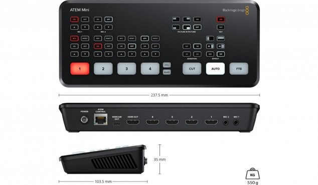 Blackmagic ATEM Mini noma