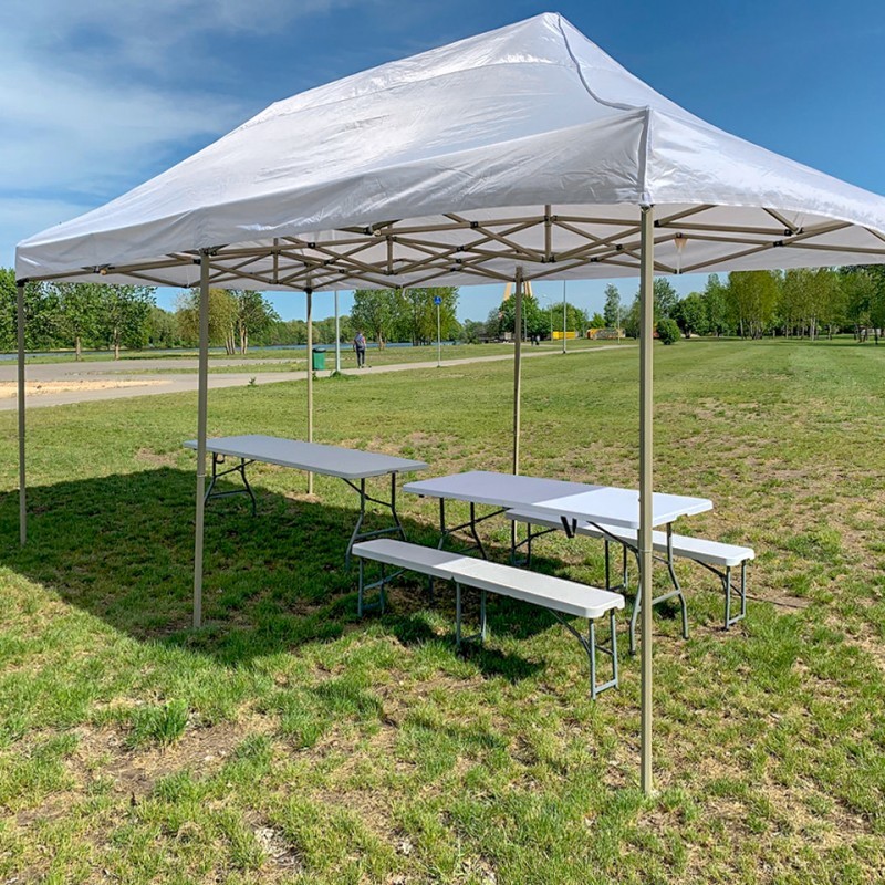 ĀTRI SALIEKAMĀ TELTS - NOJUME 3×6 m