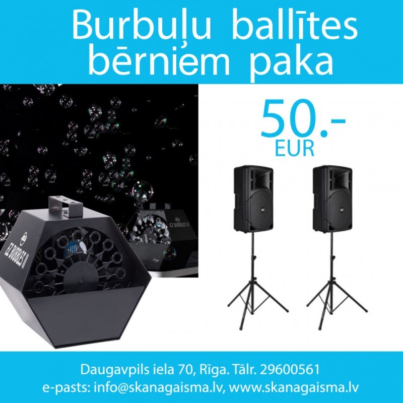 BURBUĻU BALLĪTES BĒRNIEM PAKA/ KOMPLEKTS