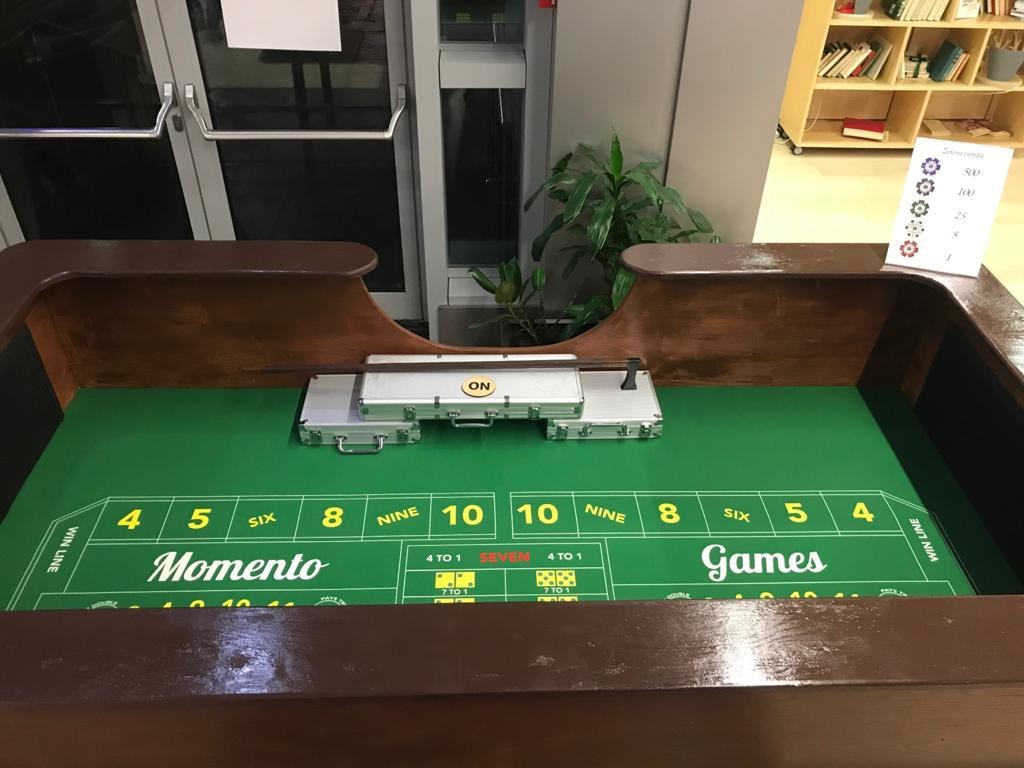 Kauliņspēles galda noma