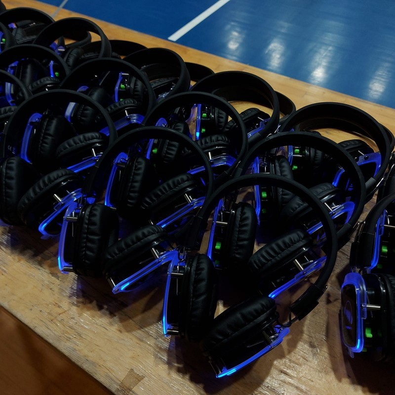 SILENT DISCO 25 gab. komplekta noma