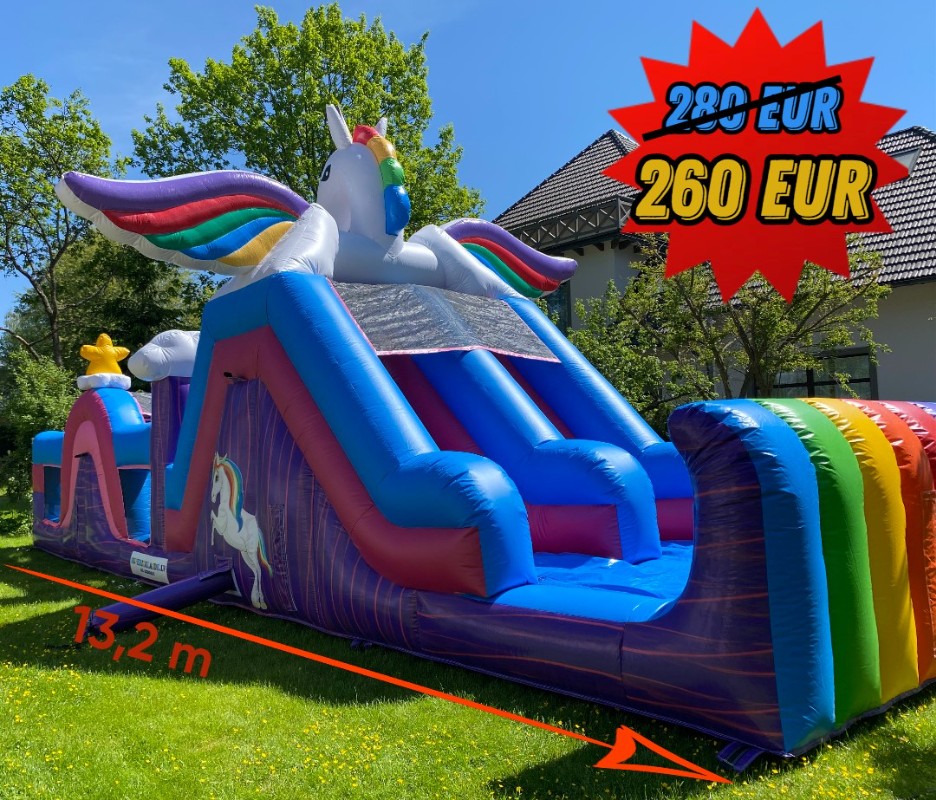 Piepūšamā atrakcija Vienradzis (Unicorn)