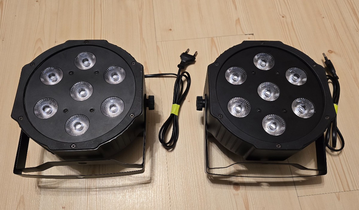 LED par prožektors RGB